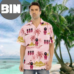Squid Game Beach Shirt Matching Squid Game Outfit Hawaiian Shirt