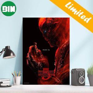 Stranger Things 5 New Poster New Season Max Wake Up Home Decorations Poster-Canvas