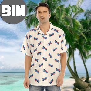 Stranger Things Season 4 Vol 2 Dustin Plane Button Up Shirt Hawaiian Shirt