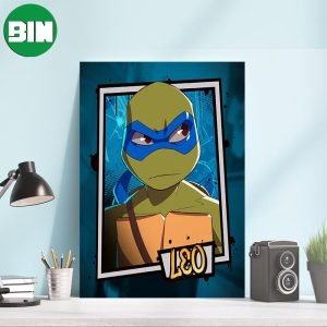 Teenage Mutant Ninja Turtles Mutant Mayhem Leo Characters Cards Poster-Canvas