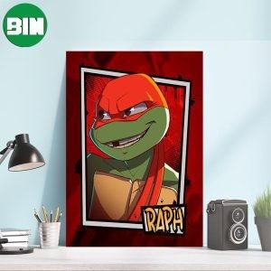 Teenage Mutant Ninja Turtles Mutant Mayhem Raph Characters Cards Canvas-Poster