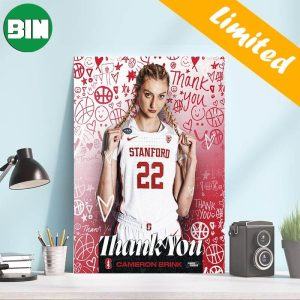 Thank You For All Cameron Brink Stanford Women’s Basketball March Madness 2023 Poster-Canvas