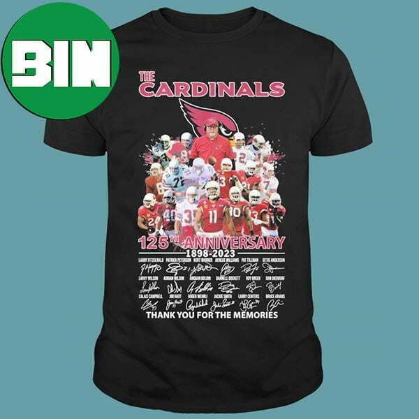 Official 125th anniversary 1898 – 2023 cardinals thank you for the