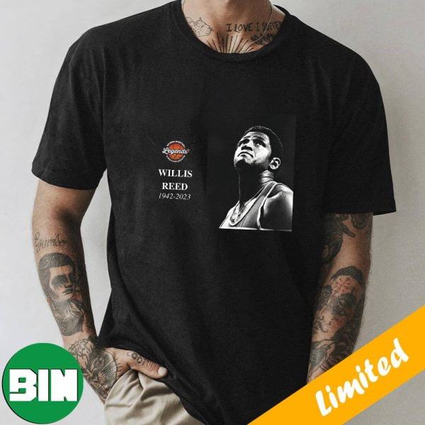 The Basketball Legend Willis Reed RIP 1942-2023 T-Shirt