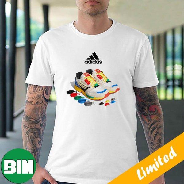 The Lego x Adidas ZX 8000 Sneaker T-Shirt