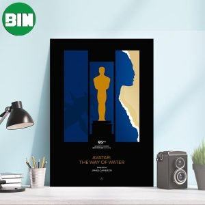 The Next Poster Of Oscar 2023 Best Picture Series Is For Avatar The Way Of Water By James Cameroon Poster-Canvas