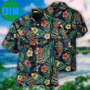 Tiki Hawaii Tropical Leaf Style Tropical Hawaiian Shirt