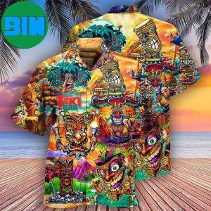 Tiki May The Aloha Spirits Follow You Home Summer Hawaiian Shirt
