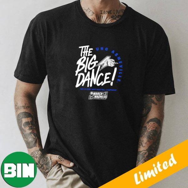 UNC Asheville The Big Dance Division Men’s Basketball Championship March Madness 2023 T-Shirt