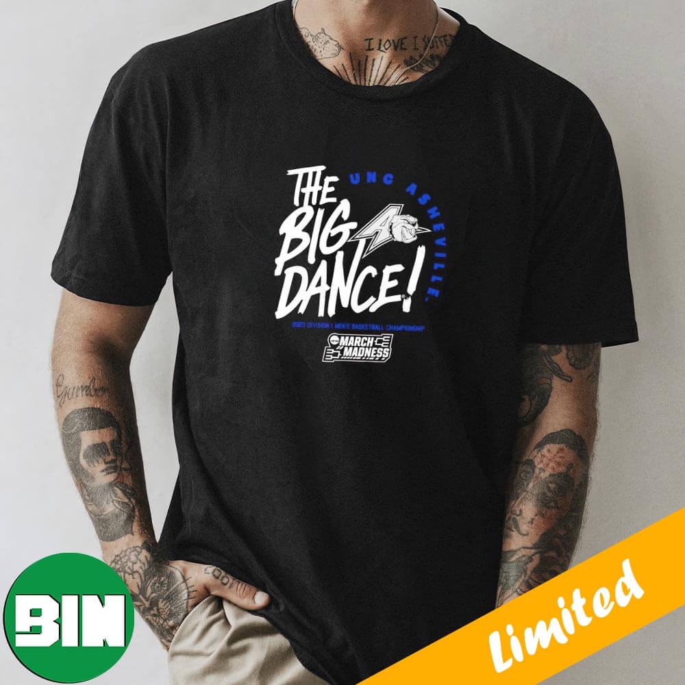 UNC Asheville The Big Dance Division Men's Basketball Championship March Madness 2023 T-Shirt