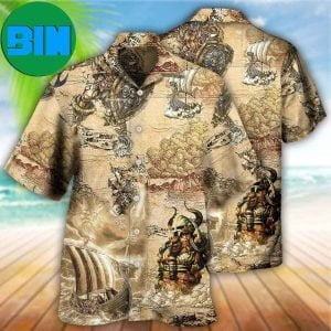 Viking Map War Summer Hawaiian Shirt