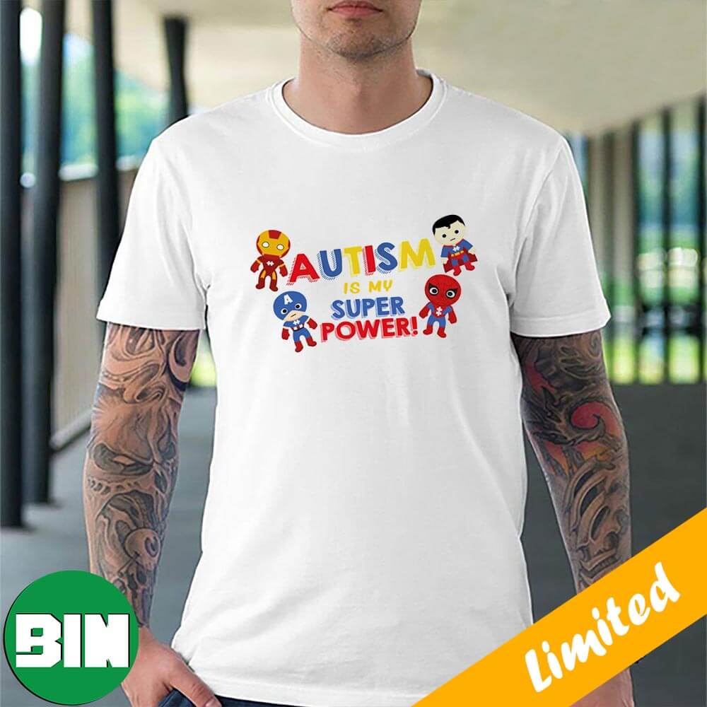 World Autism Day 2023 Autism Is My Super Power T-Shirt