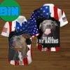 4th Of July Independence Day American Flag Jesus Police Officer Back The Blue Hawaiian Shirt