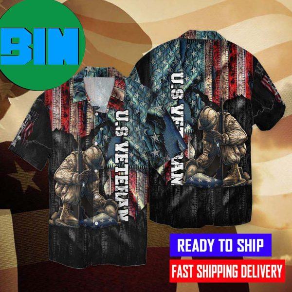 4th Of July Independence Day Memorial Day American Veteran For Men And Women Hawaiian Shirt