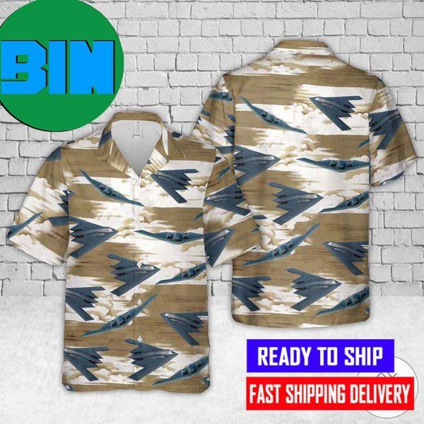 Air Force Northrop Grumman B-2 Spirit Hawaiian Shirt