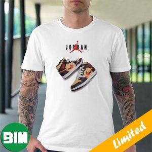 Air Jordan 1 Mid SE Tartan Swoosh Sneaker T-Shirt