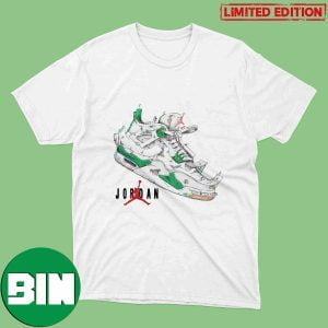 Air Jordan 4 SB Retro Pine Green Meet You At The Pine Green Skatepark Sneaker T-Shirt