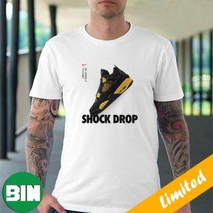 Air Jordan 4 Thunder Shock Drop Sneaker T-Shirt