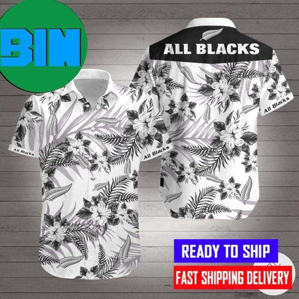 All Blacks Hawaiian Shirt