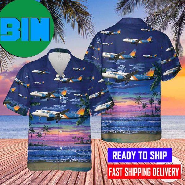 Allegiant Air Airbus A319-111 Hawaiian Shirt