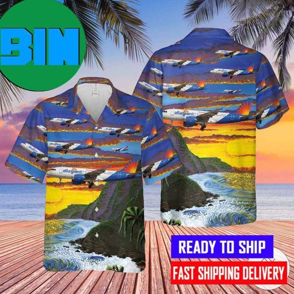 Allegiant Air Airbus A319-112 Hawaiian Shirt