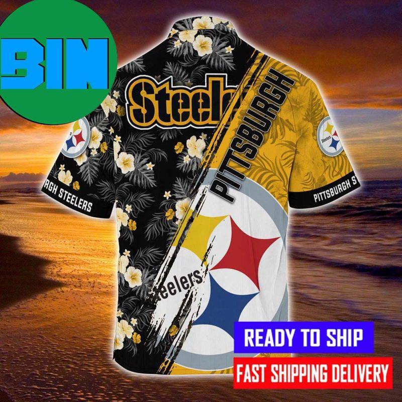 Aloha Summer Pittsburgh Steelers NFL Hawaiian Shirt - Binteez