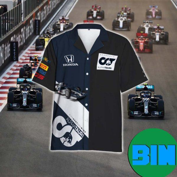 AlphaTauri Racing F1 Hawaiian Shirt