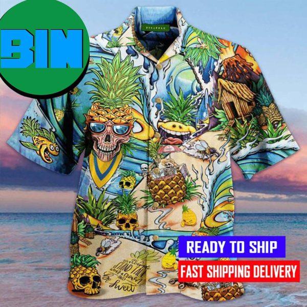 Amazing Skull Pineapple Hawaiian Shirt