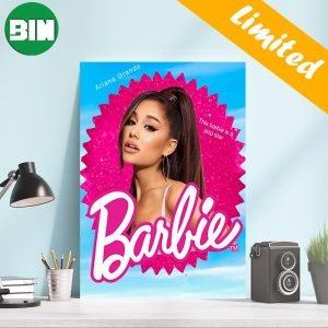Ariana Grande This Barbie Is Pop Star Funny Collab Decor Poster-Canvas
