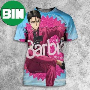 Attack On Titans Funny Collab With Barbie All Over Print Shirt