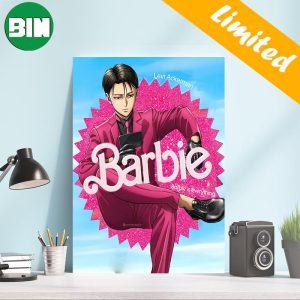 Attack On Titans Funny Collab With Barbie Decor Poster-Canvas