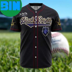 Black Knights Zero Code Geass Anime Baseball Jersey