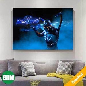 Blue Beetle Man The Easter Eggs In Blue Beetle Are Going To Be Insane DC Comics Home Decor Poster-Canvas