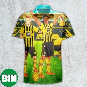 Borussia Dortmund BVB Frohe Ostern Borussen Easter Egg 2023 Hawaiian Shirt
