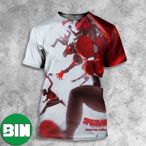 BossLogic Spiderverse Spiderman Across The Spiderverse Marvel Studios Movie All Over Print Shirt