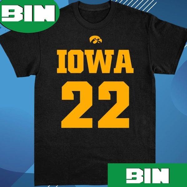 Caitlin Clark Iowa Number 22 Fan Gifts T-Shirt