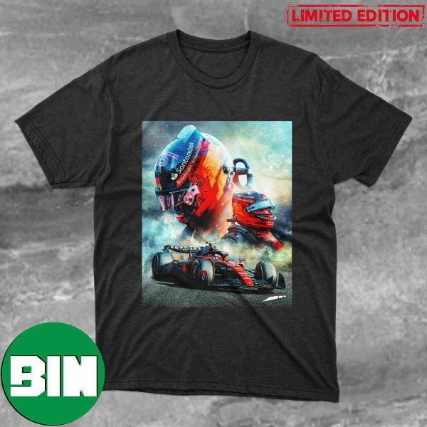 Carlos Sainz One Of Spain Forza Ferrari F1 SMS Sports Formula 1 Fan Gifts T-Shirt