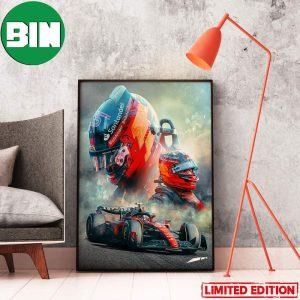 Carlos Sainz One Of Spain Forza Ferrari F1 SMS Sports Formula 1 Home Decor Poster-Canvas