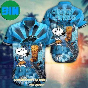 Carolina Panthers NFL Football x Snoopy Dog Funny Summer Hawaiian Shirt