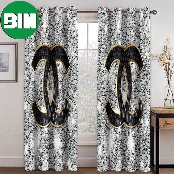 Chanel Bling Hot 2023 For Living Room Bedroom Home Decor Window Curtain -  Binteez