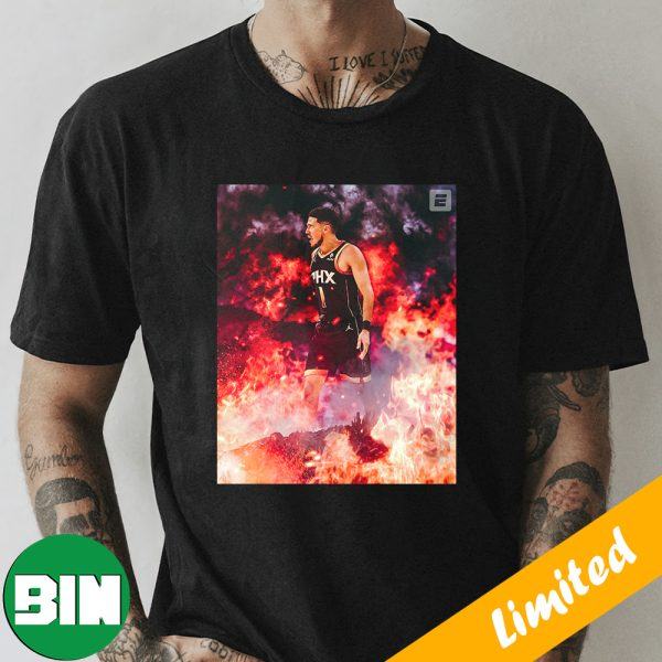 Devin Bookers Was On Fire vs The LA Clippers Phoenix Suns NBA Winner Fan Gifts T-Shirt