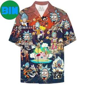 Dragon Ball Z x Rick And Morty Summer Hawaiian Shirt