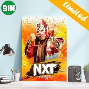 Dragon Lee NXT Championship No 1 Contender’s Fatal 4-Way Match Decor Poster-Canvas