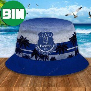EPL Everton FC Palm Tree Summer Bucket Hat-Cap