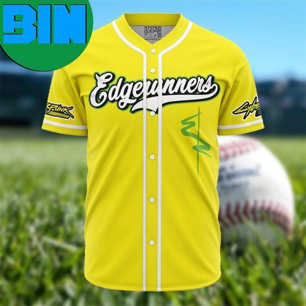 Edgerunners V1 Cyberpunk 2077 Anime Baseball Jersey