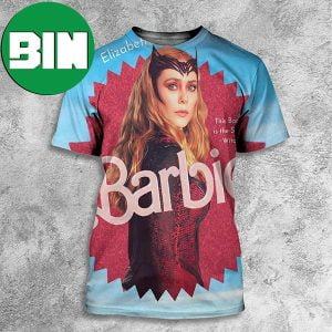 Elizabeth Olsen This Barbie Is The Scarlet Witch Funny All Over Print Shirt