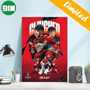 Florida Panthers Time To Hunt – We Are In – Clinched Home Decor Poster-Canvas