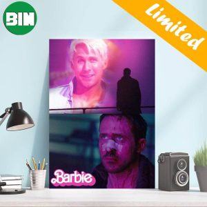 Funny Ryan Gosling Going Back To Blade Runner 2049 Funny Barbie Movie Decor Poster-Canvas