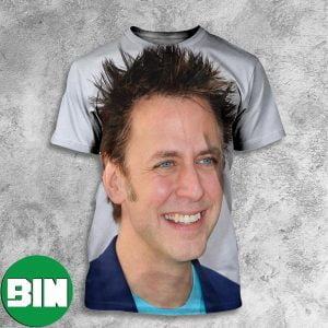 Funny T-Shirt With Face of James Gunn Made By His Friends Guardians Of The Galaxy Volume 3 All Over Print Shirt