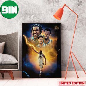 Golden State Warriors Three Down One To Go Gold Blooded NBA Playoffs Home Decor Poster-Canvas